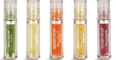 Golden Rose Roll - on Lipgloss Fruit Aroma (Błyszczyk roll-on smakowy (różne rodzaje) (nowa wersja))