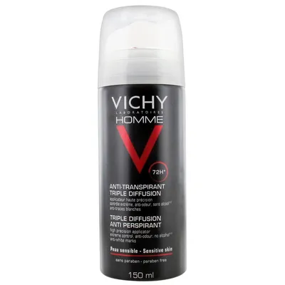 Vichy Homme, Anti-perspirant Triple Diffusion 72 H (Antyperspirant spray - ochrona do 72 h)