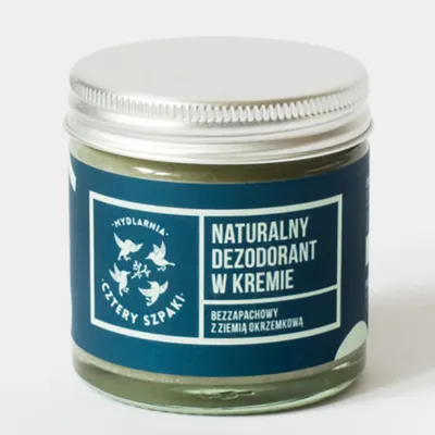 Mydlarnia Cztery Szpaki Naturalny dezodorant w kremie bezzapachowy