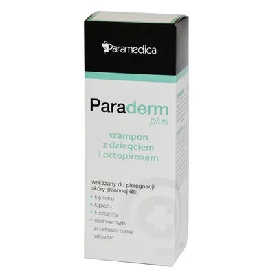 Paramedica Paraderm Plus Szampon z dziegciem i octopiroxem