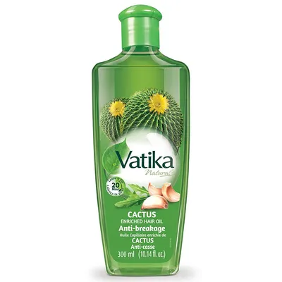 Dabur Vatika, Cactus Enriched Hair Oil (Olejek do włosów wzbogacony kaktusem)