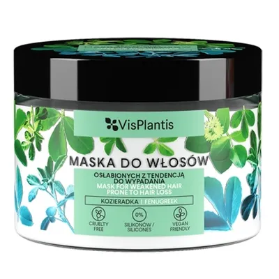 Vis Plantis Maska do włosów osłabionych z tendencją do wypadania `Kozieradka czarna rzepa i skrzyp polny `