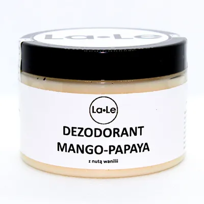 La-Le Dezodorant w kremie `Mango - papaya z nutą wanilii`