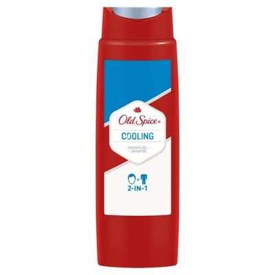 Old Spice Cooling, Shower Gel + Shampoo 2 in 1 (Chłodzący żel pod prysznic i szampon dla mężczyzn)