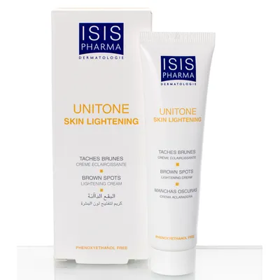 IsisPharma Unitone Skin Lightening (Krem o lekkiej konsystencji rozjaśniający przebarwienia skóry)