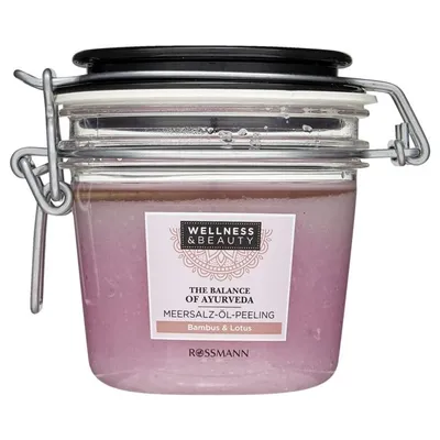 Wellness & Beauty The Balance Of Ayurveda, Meersalz-Öl-Peeling (Peeling solny `Bambus i lotus`)