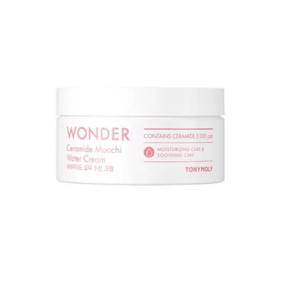 Tony Moly Wonder, Ceramide Mocchi Water Cream (Nawilżający krem do twarzy z ceramidami)