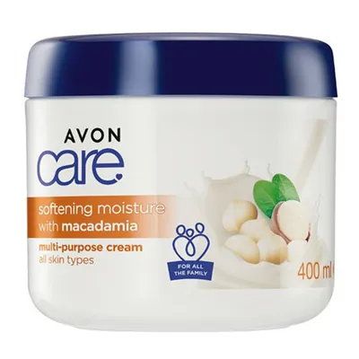 Avon Care, Softening Moisture with Macadamia, Multi-purpose Cream (Uniwersalny krem do twarzy, rąk i ciała z orzechami makadamia)