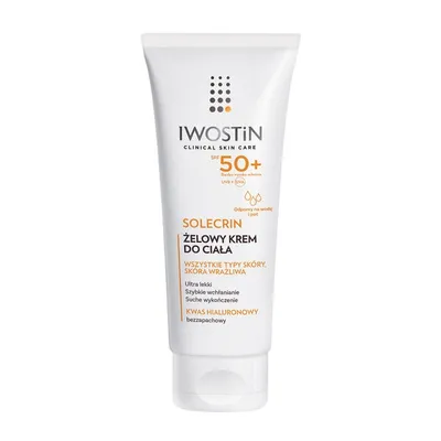 Iwostin Solecrin, Żelowy krem do ciała SPF 50+