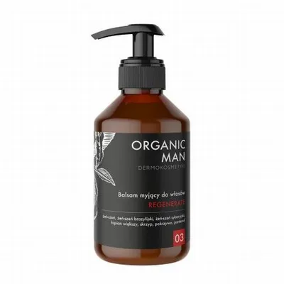 Organic Life Organic Man, Balsam myjący do włosów regenerujący