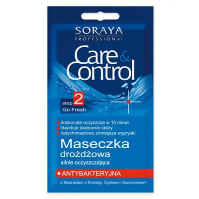 Soraya Care & Control Antybakteryjna, Maseczka drożdżowa silnie oczyszczająca (stara wersja)