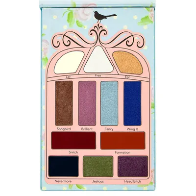 Pretty Vulgar Pretty Birdie Colorful Eyeshadow Palette (Paleta 12 cieni do powiek)