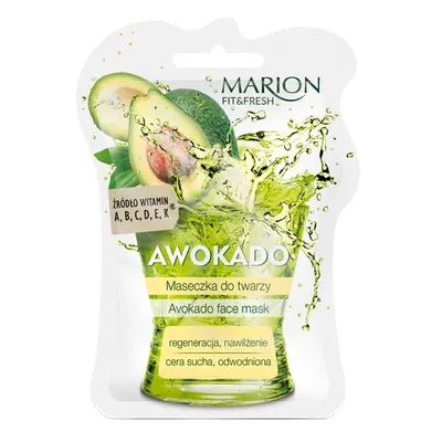 Marion Fit & Fresh Avocado Face Mask (Maseczka na twarz, szyję i dekolt 'Awokado')