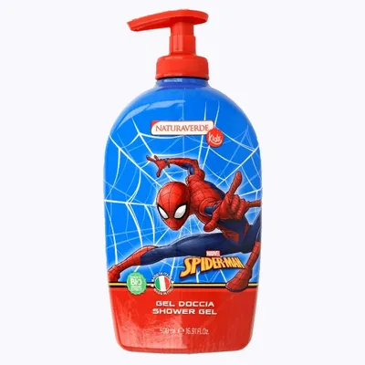 Naturaverde Kids, Spider-Man, Shower Gel (Żel pod prysznic)