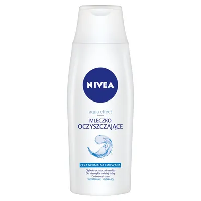 Nivea Aqua Effect, Mleczko oczyszczające do cery normalnej i mieszanej