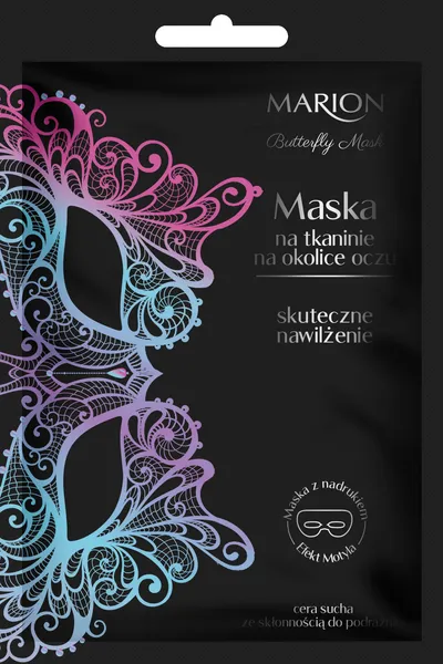 Marion Maska na tkaninie na okolice oczu `Efekt motyla`