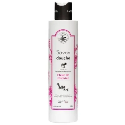 La Maison du Savon Savon Douche Lait d' Anesse Fleur De Cerisier (Żel/mydło pod prysznic z oślim mlekiem i kwiatem wiśni)