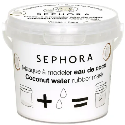 Sephora Collection, Coconut Water Rubber Mask (Kauczukowa maska kojąca i nawilżająca `Woda kokosowa`)