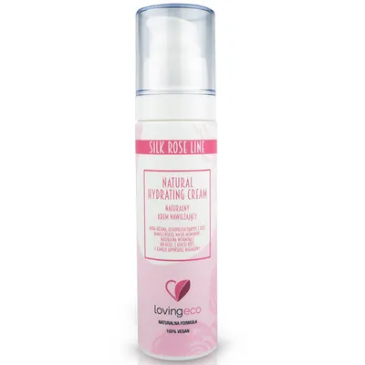 Lovingeco Silk Rose Line, Natural Hydrating Cream (Naturalny krem nawilżający)