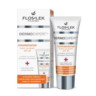 Floslek Dermo Expert, Fotoprotektor,  Krem na dzień SPF 30