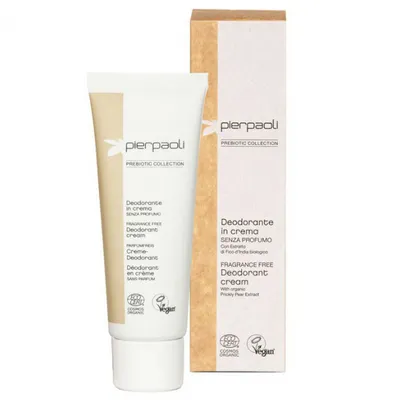 Pierpaoli Deodorante in Crema (Dezodorant w kremie z prebiotykami i z wyciągiem z opuncji)