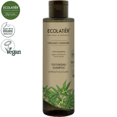 Ecolatier Organic Cannabis, Texturizing Shampoo Strength & Volume (Teksturyzujący szampon do włosów `Moc i objętość`)