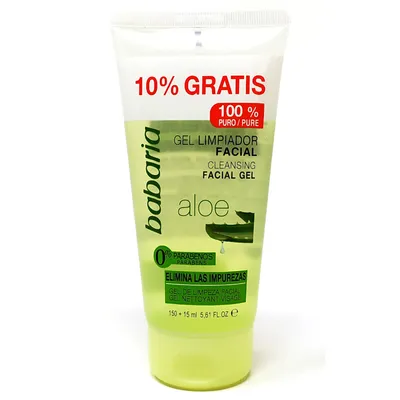 Babaria Natural Cosmetics Aloe Cleansing  Facial Gel (Żel oczyszczający do mycia twarzy z aloesem)