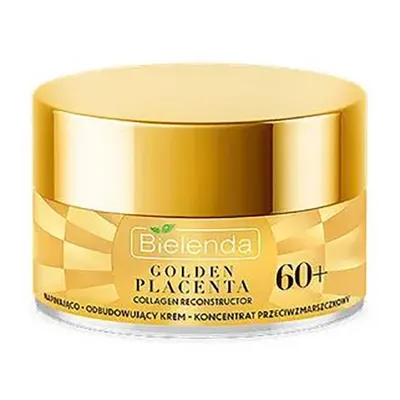 Bielenda Golden Placenta Collagen Reconstructor, Napinająco-odbudowujący krem-koncentrat przeciwzmarszczkowy 60+