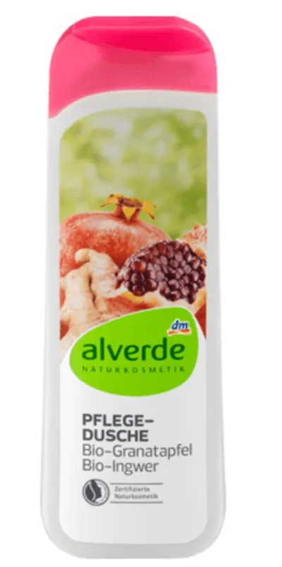 Alverde Pflege-Dusche Bio-Granatapfel & Bio-Ingwer (Żel pod prysznic z wyciągiem z granata i imbiru)