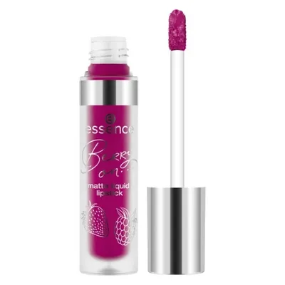 Essence Berry On,  Matte Liquid Lipstick (Matowa Pomadka w płynie)