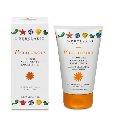 L'Erbolario Piccolosole, Doposole Addolcente Emolliente, Al Riso Alla Malva & All'Avena (Balsam po opalaniu dla dzieci)