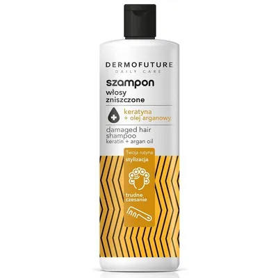 Dermofuture Precision Szampon z keratyną i olejem arganowym do włosów zniszczonych