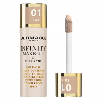 Dermacol Infinity, Make-Up & Corrector (Podkład mocno kryjący SPF15)