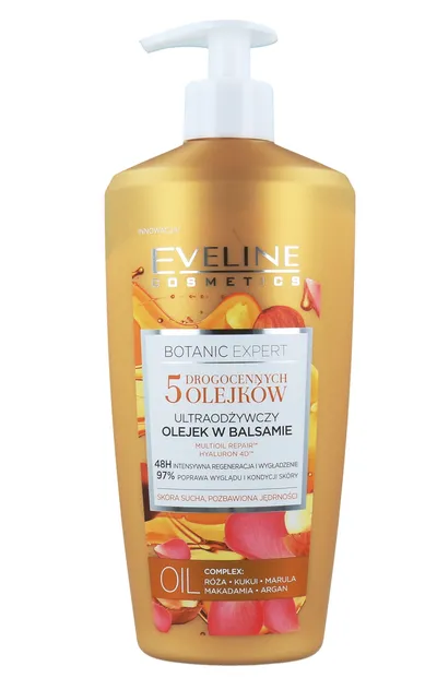 Eveline Cosmetics Botanic Expert, Ultraodżywczy olejek w balsamie `5 Drogocennych Olejków`