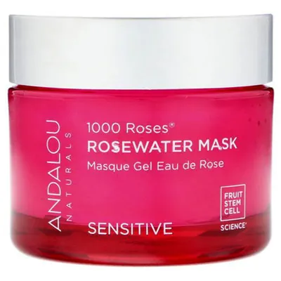 Andalou Naturals 1000 Roses, Rosewater Mask (Maska do twarzy z wodą różaną)