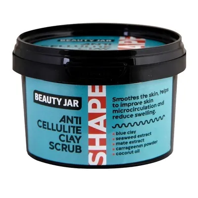 Beauty Jar Shape, Anti-Cellulite Clay Scrub (Antycellulitowy peeling z glinką do ciała)