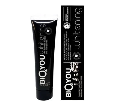 BIO2YOU Whitening Toothpaste (Wybielająca pasta do zębów z aktywnym węglem drzewnym)