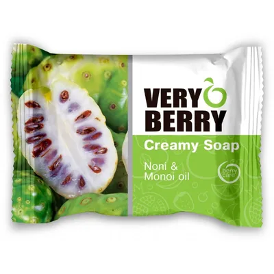 Very Berry Creamy Soap Noni & Monoi Oil (Kremowe mydło `Morwa indyjska Noni i olejek Monoi`)