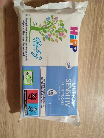 HiPP Ultra Sensitiv Feuchttucher 99% Wasser (Chusteczki nawilżane ultra-sensitive 99% wody)
