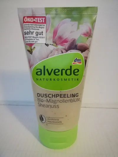 Alverde Duschpeeling Bio-Magnolienblute Scheanuss (Peeling do ciała kwiat magnolii)