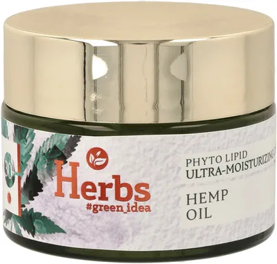 Herbs Fitolipidowy krem ultra nawilżający na dzień 30+ `Olej konopny`