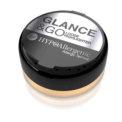 Bell HYPOAllergenic, Glance & Go Loose Highlighter (Sypki rozświetlacz)