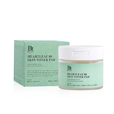 Benton Heartleaf 80, Skin Toner Pad (Peelingujące płatki do skóry twarzy)