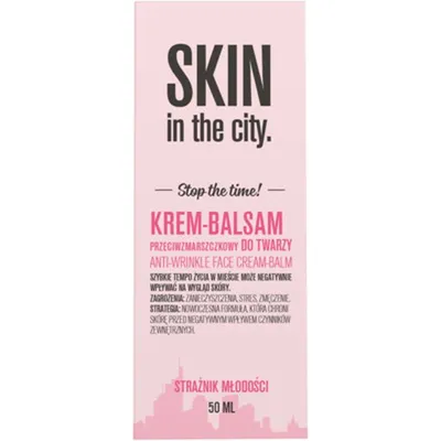 Skin in the City Stop the Time, Anti-Wrinkle Face Cream-Balm (Przeciwzmarszczkowy krem - balsam do twarzy)