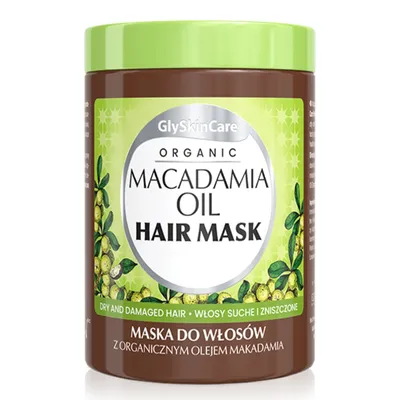 GlySkinCare Organic Macadamia Hair Mask (Maska do włosów z organicznym olejem makadamia)
