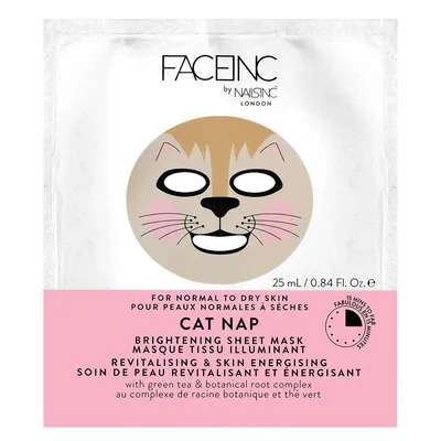 INC.redible Cat Nap Brightening Sheet Mask (Rozjaśniająca maseczka do twarzy w płachcie)