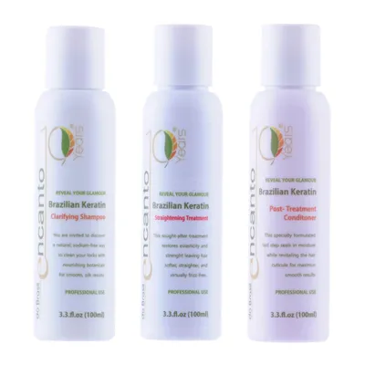 Encanto do Brasil Encanto Brazilian Keratin Treatment (Zestaw do keratynowego prostowania włosów)