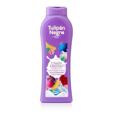 Tulipan Negro Candy Fantasy Bath And Shower Gel (Żel do kąpieli i pod prysznic Słodka fantazja)