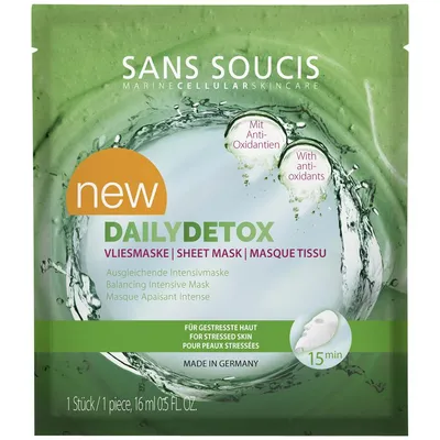 Sans Soucis Daily Detox Sheet Mask (Maska w plachcie)