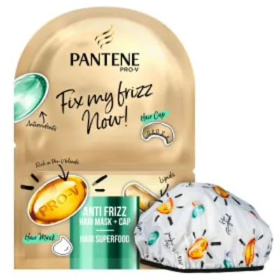 Pantene Pro-V, Anti Frizz Hair Mask + Cap (Maska do włosów)